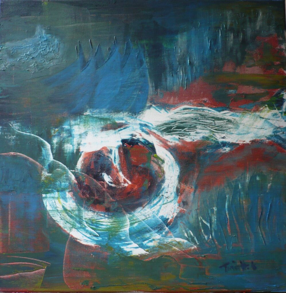 Lebensquelle - Acryl auf Leinwand 50 x 50 cm