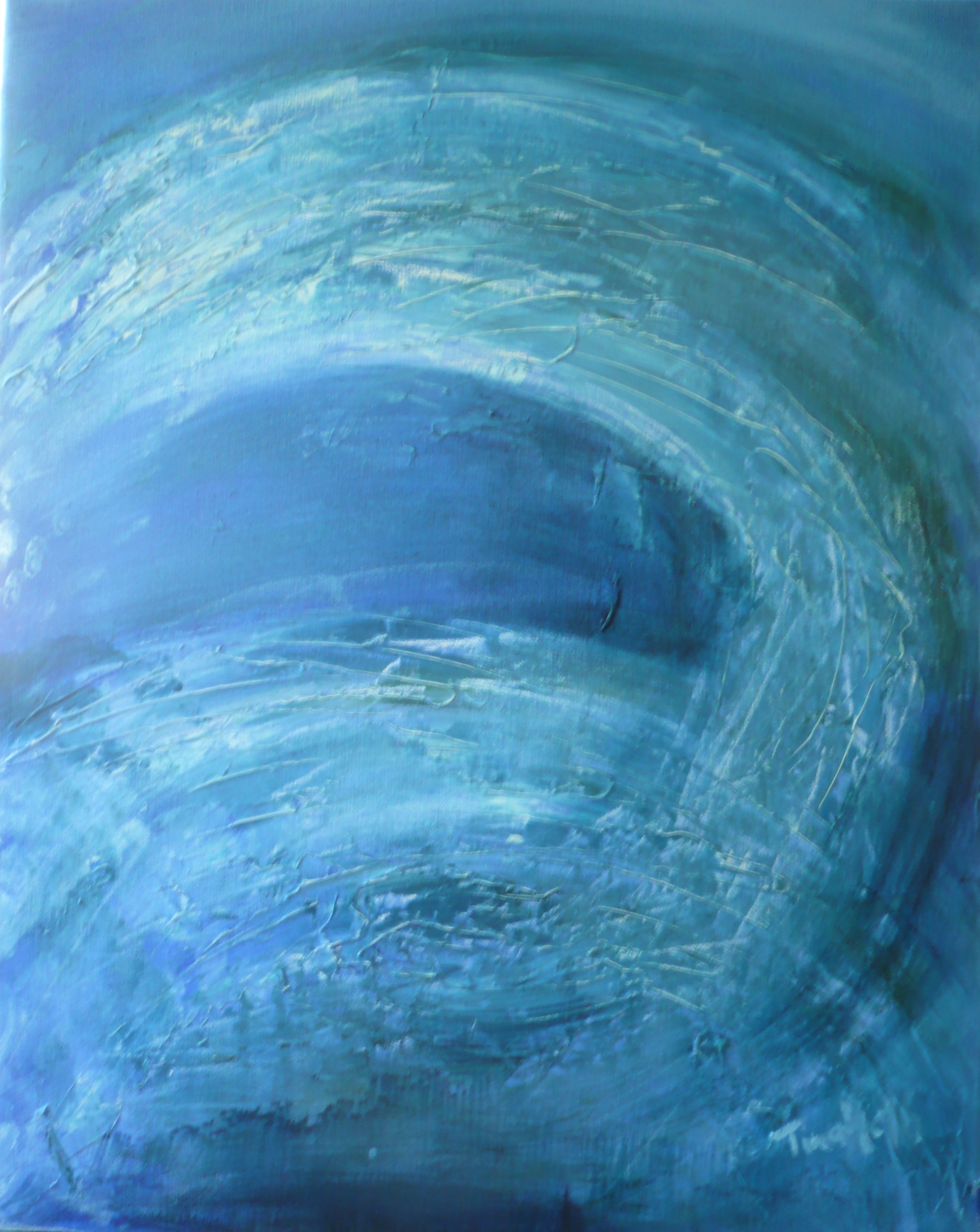 Welle - Acryl auf Leinwand 40 x 50 cm