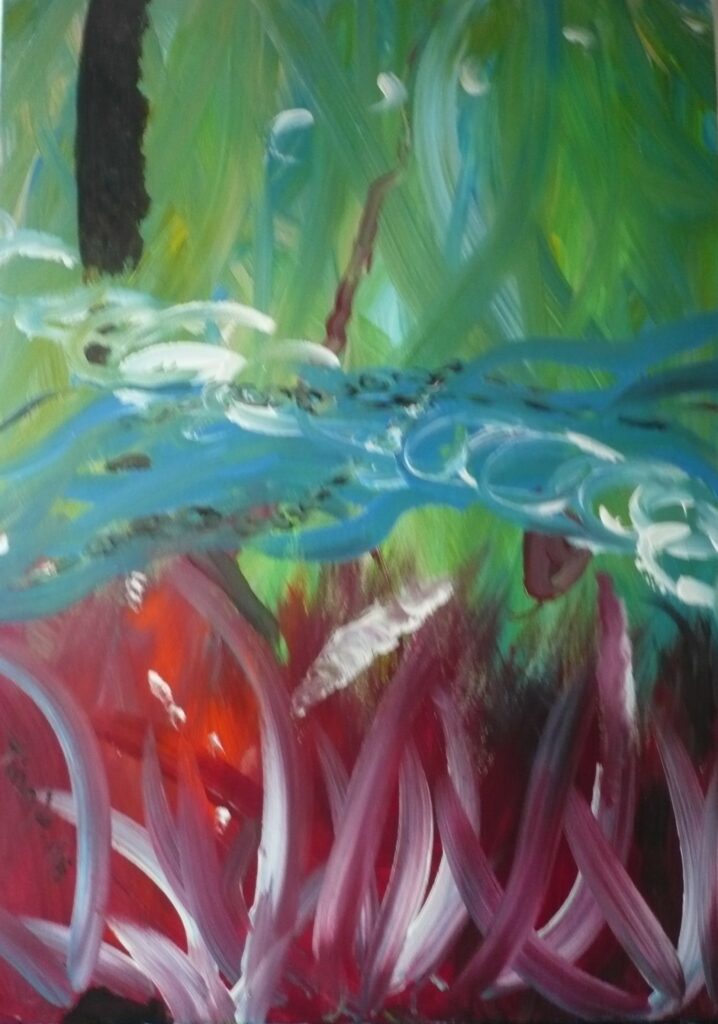 Wilde Wiese - Acryl 50 x 70 cm