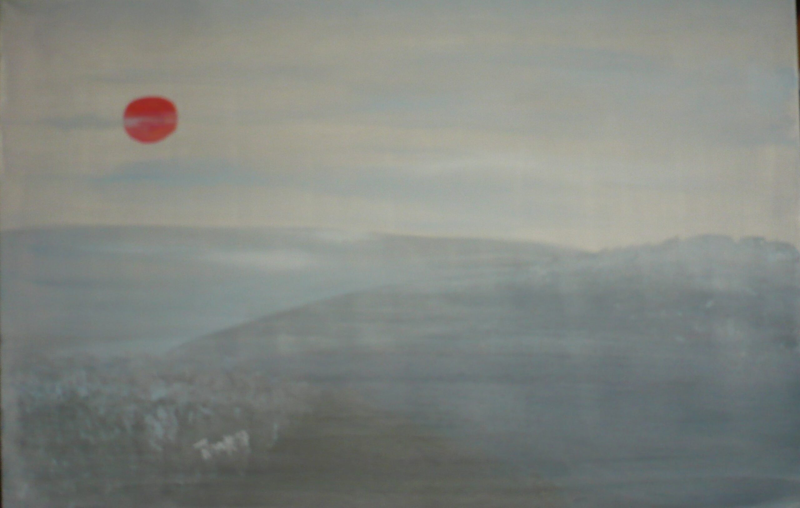Morgennebel Acryl auf Leinwand - 60 x 40 cm