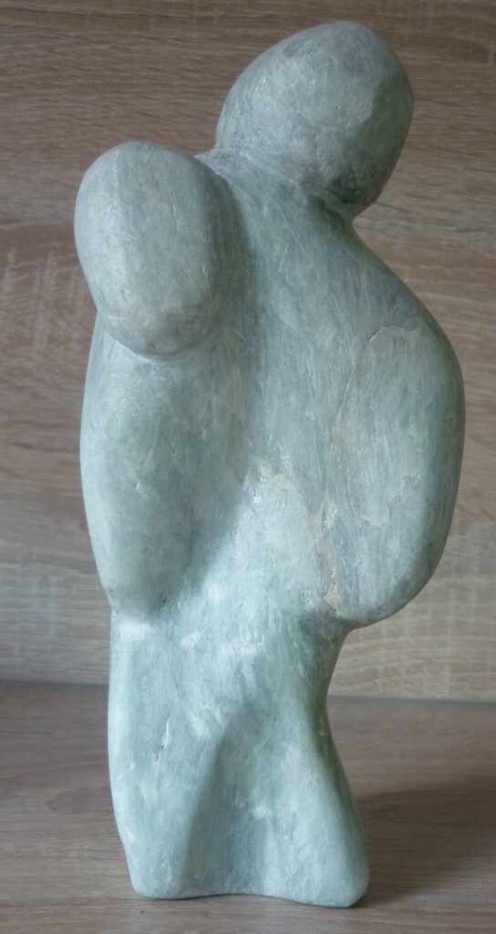 Mutter und Kind - Speckstein